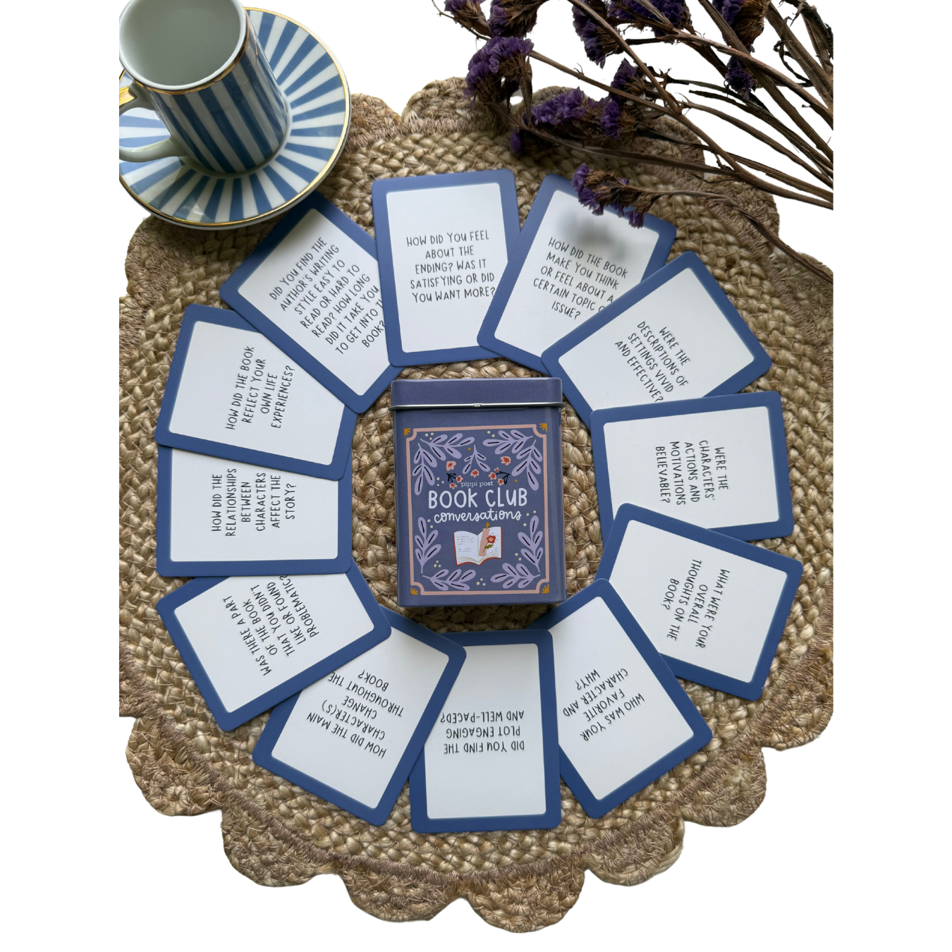 Book Club Reading Conversation Cards